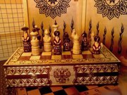 Шахматы большие резные. Фигуры в подарок